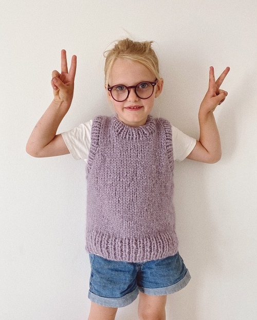 PetiteKnit - Holiday Slipover Junior